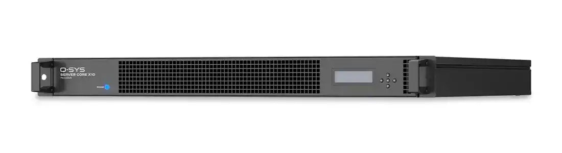 QSC Server Core X10 Q-SYS network I/O processor Room Control QSC