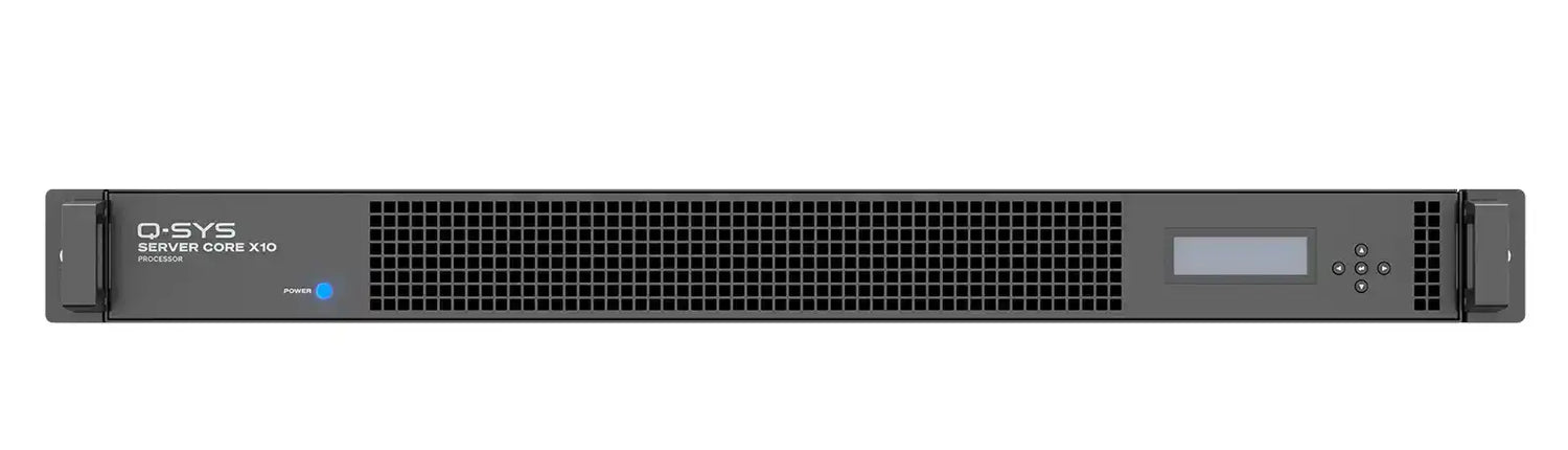 QSC Server Core X10 Q-SYS network I/O processor Room Control QSC