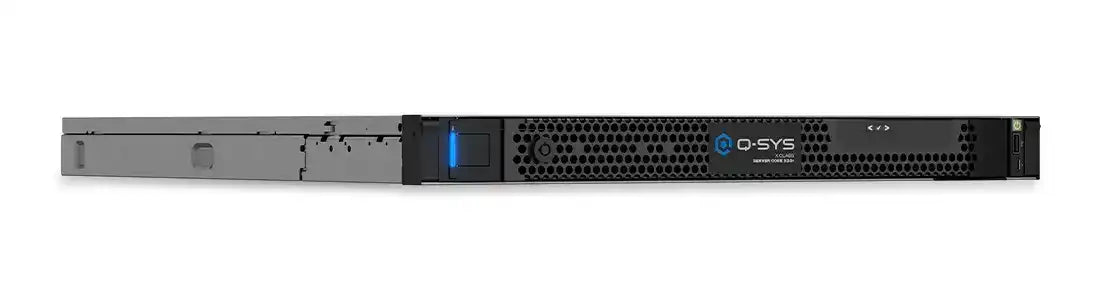 QSC Server Core X20r Q-SYS network I/O processor Room Control QSC