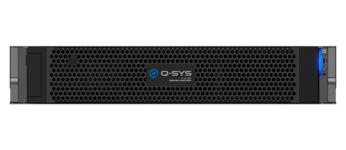 QSC Server Core X50r – Q-SYS X-Class Flagship AV&C Processor Room Control QSC