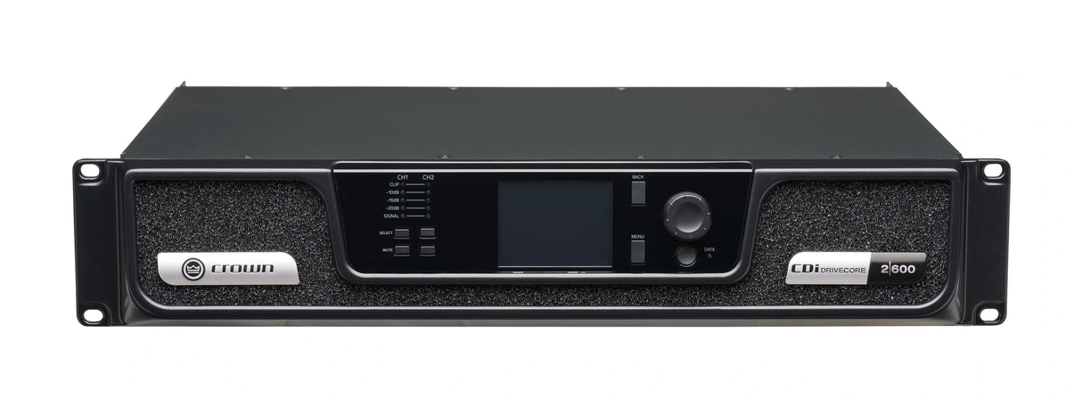 Crown CDi2x600 – 2-Channel 600W CDi DriveCore Power Amplifier - front high
