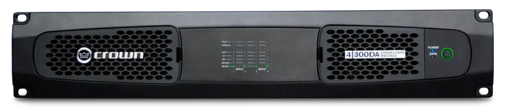 Crown DCI4X300DA DCI4|300 DriveCore Dante Install Series Analog 4X300 Amplifier Audio Amplifiers Crown