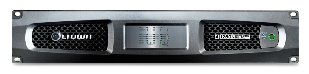 Crown DCI4X1250N – 4-Channel 1250W Network DriveCore Install Amplifier - front