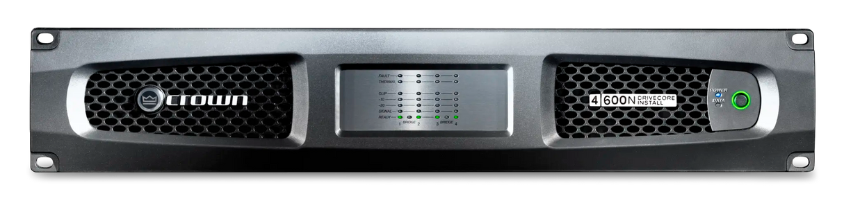 Crown DCI4X600N – 4-Channel 600W Network DriveCore Install Amplifier - front