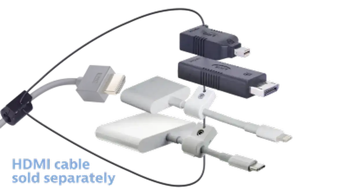 Liberty AV Universal HDMI Adapter Ring 2.0 with 3 Cable Adapters - DL-AR2804 Audio & Video Cables Liberty AV