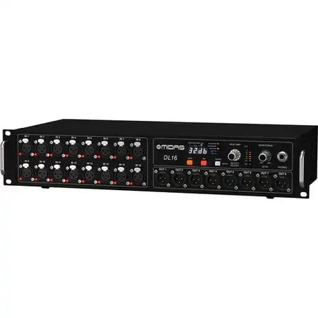 Midas DL16 I/O Stage Box with 16 Preamps Audio Mixers Midas