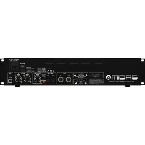 Midas DL16 I/O Stage Box with 16 Preamps Audio Mixers Midas