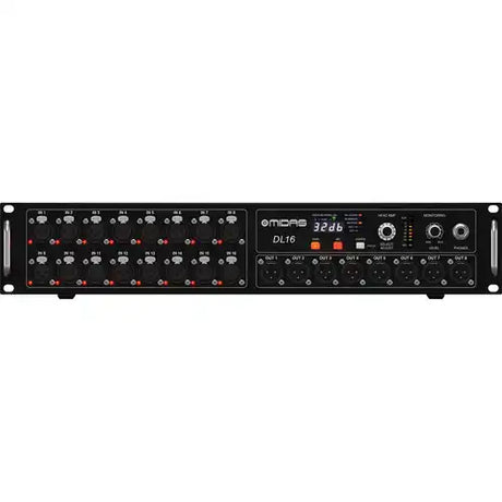 Midas DL16 I/O Stage Box with 16 Preamps Audio Mixers Midas