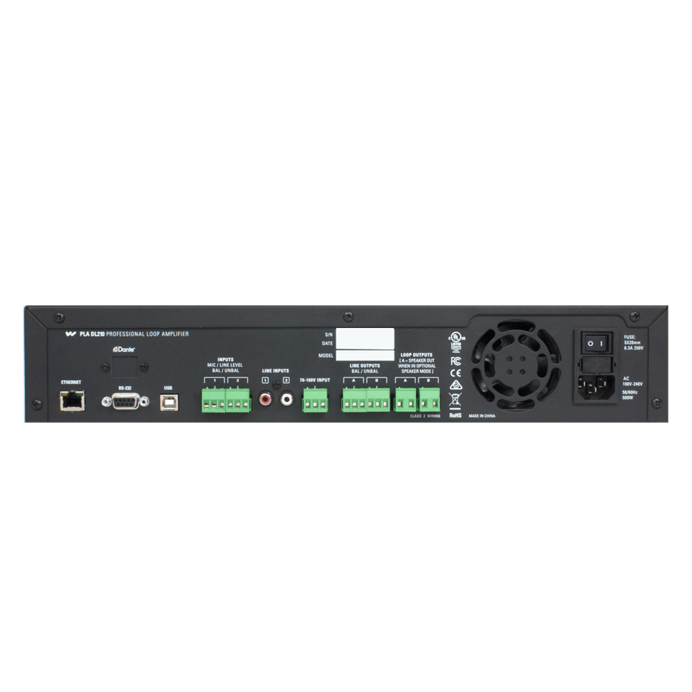 Williams AV DL210 NET 2.0 Large-Area 48V Loop Amplifier