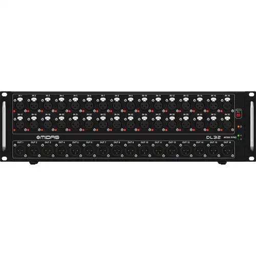 Midas DL32 Digital I/O Stage Box Audio Mixers Midas