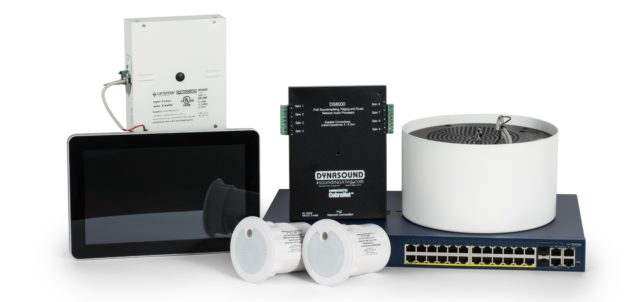 Cambridge Dynasound Networked Sound Masking Bundle with Music & Paging Sound Masking Cambridge Sound