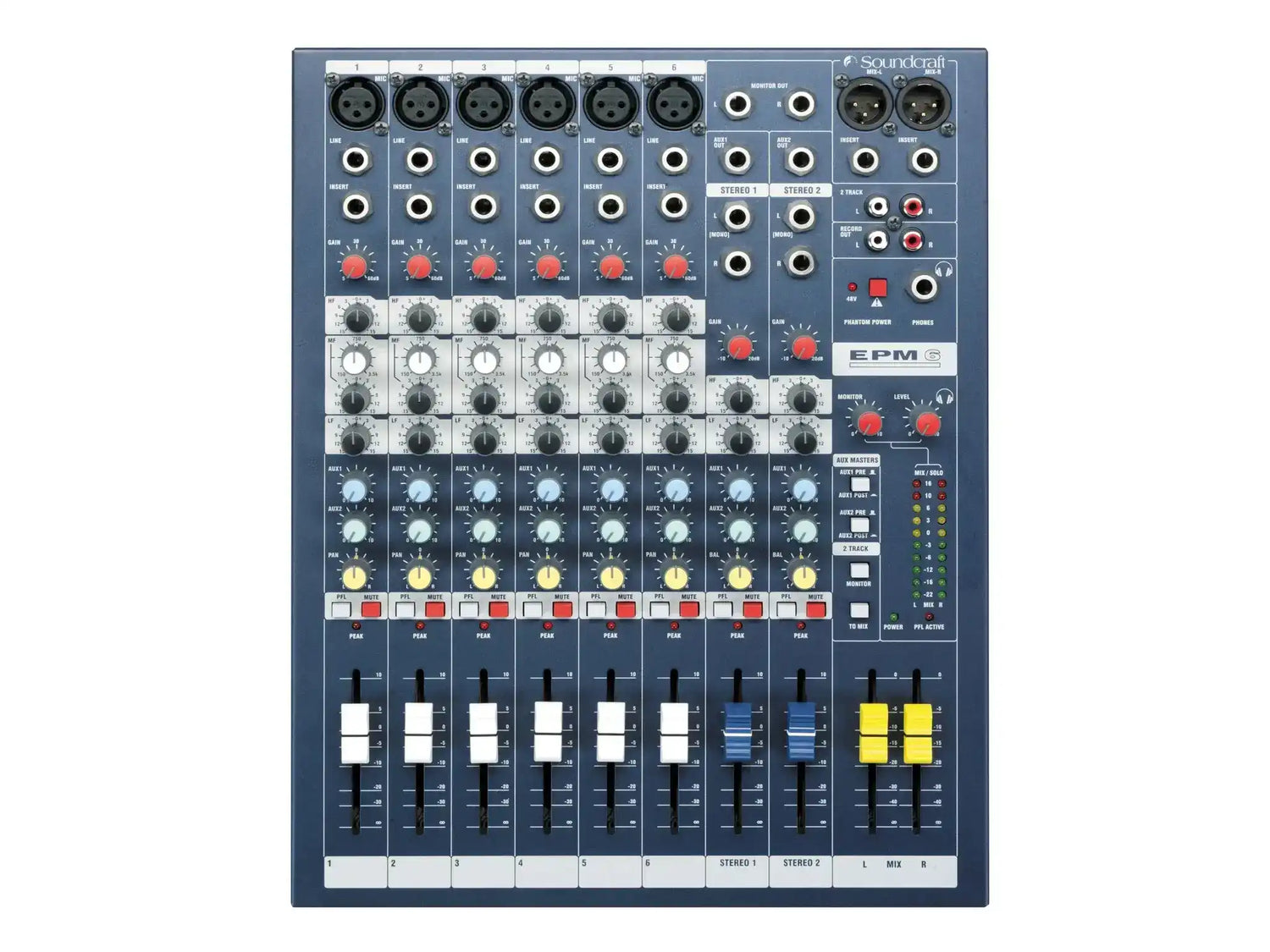 Soundcraft EPM6 Low-cost high-performance mixers - RW5734US Audio Mixers Soundcraft