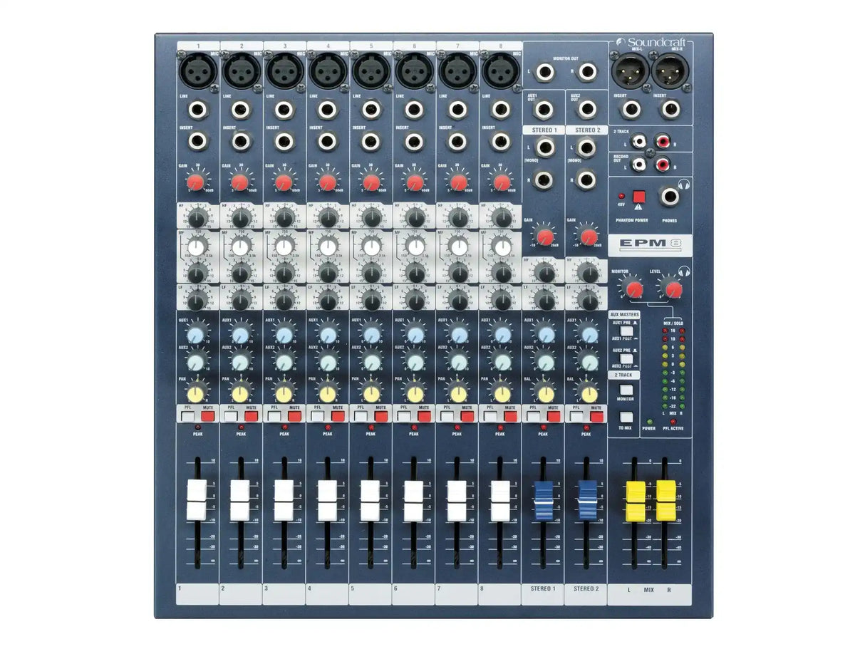 Soundcraft EPM8 Low-cost high-performance mixers - RW5735US Audio Mixers Soundcraft