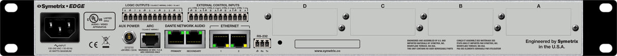 Symetrix 80-0204 EDGE (non-Dante) control Symetrix