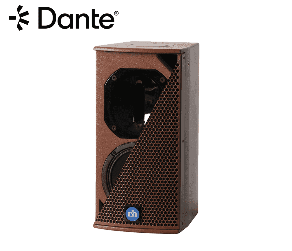 Renkus-Heinz TA61-RD 2-Way Loudspeaker 6.5" LF, 1" HF, powered with RHAON & Dante Redundant, SA625-RD Amp Module Speakers Renkus-Heinz