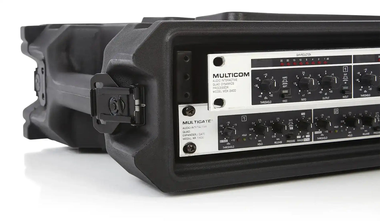 Gator G-PRO-2U-13 2RU, 13" Deep PE Molded Rack Case AV Carts Gator