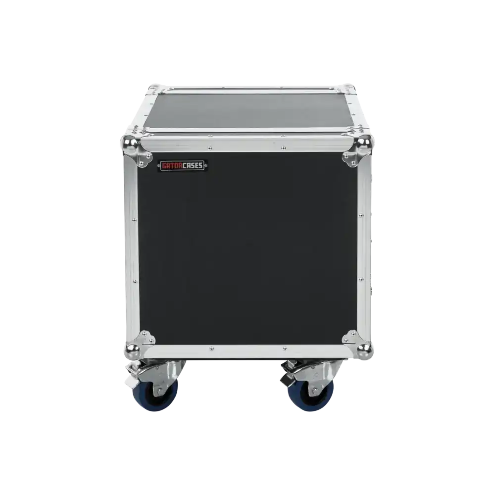 Gator G-TOUR 10U CAST 10RU, 17" Deep ATA Flight Rack Case with Casters AV Carts Gator