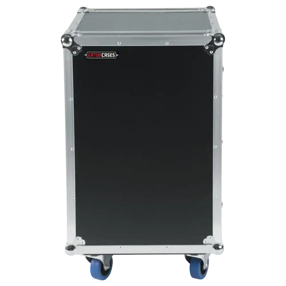 Gator G-TOUR 16U CAST 16RU ATA Flight Rack Case with Casters, 17" Deep AV Carts Gator