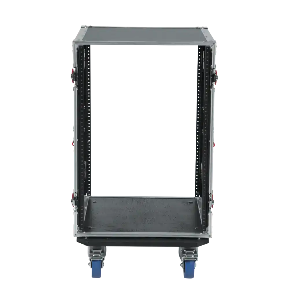 Gator G-TOUR 16U CAST 16RU ATA Flight Rack Case with Casters, 17" Deep AV Carts Gator