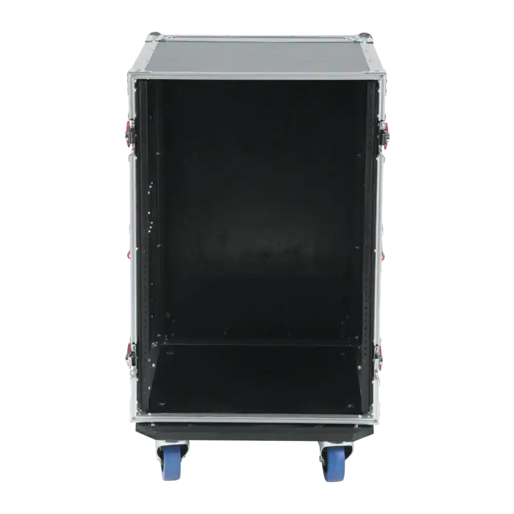 Gator G-TOUR 16U CAST 16RU ATA Flight Rack Case with Casters, 17" Deep AV Carts Gator
