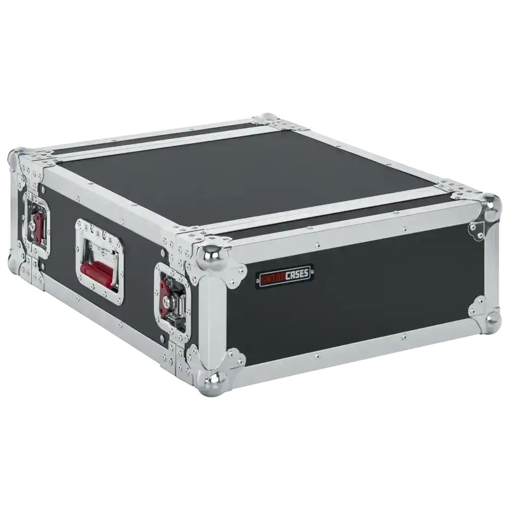 Gator G-TOUR 4U 4RU, 17" Deep ATA Flight Rack Case AV Carts Gator