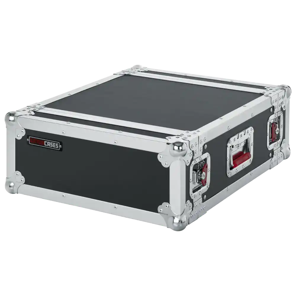Gator G-TOUR 4U 4RU, 17" Deep ATA Flight Rack Case AV Carts Gator