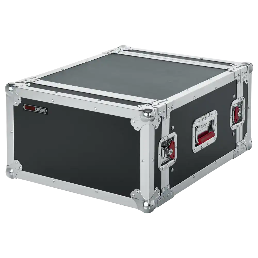 Gator G-TOUR 6U 6RU, 17" Deep ATA Flight Rack Case, 6U AV Carts Gator