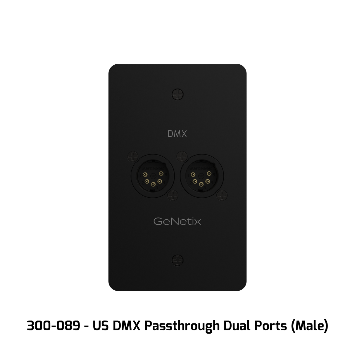 ChamSys GeNetix DMX Passthrough Wall Plates DMX Wall Plate ChamSys