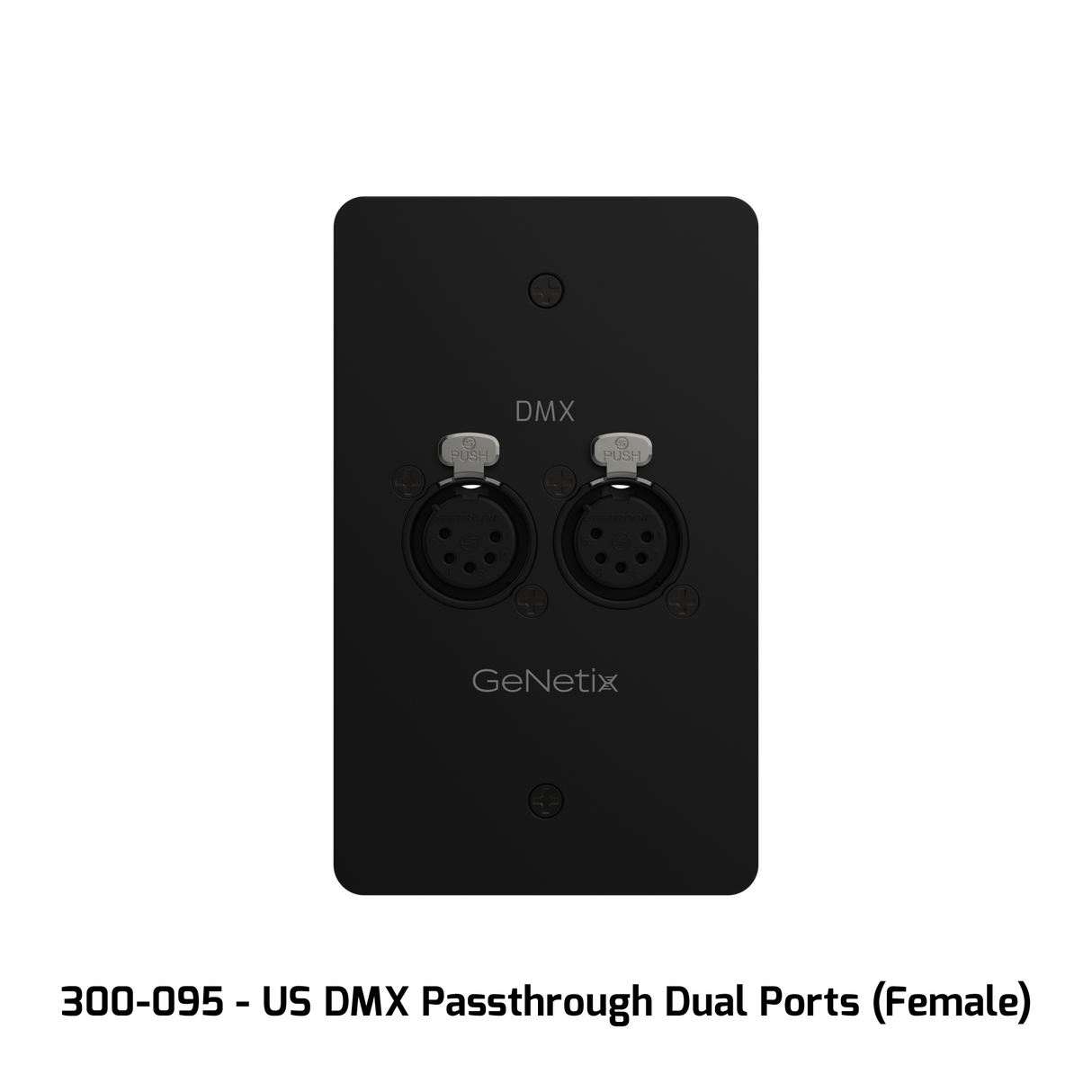 ChamSys GeNetix DMX Passthrough Wall Plates DMX Wall Plate ChamSys