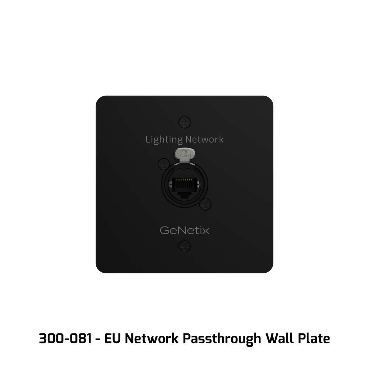 ChamSys GeNetix Network Passthrough Wall Plates Network Wall Plate ChamSys