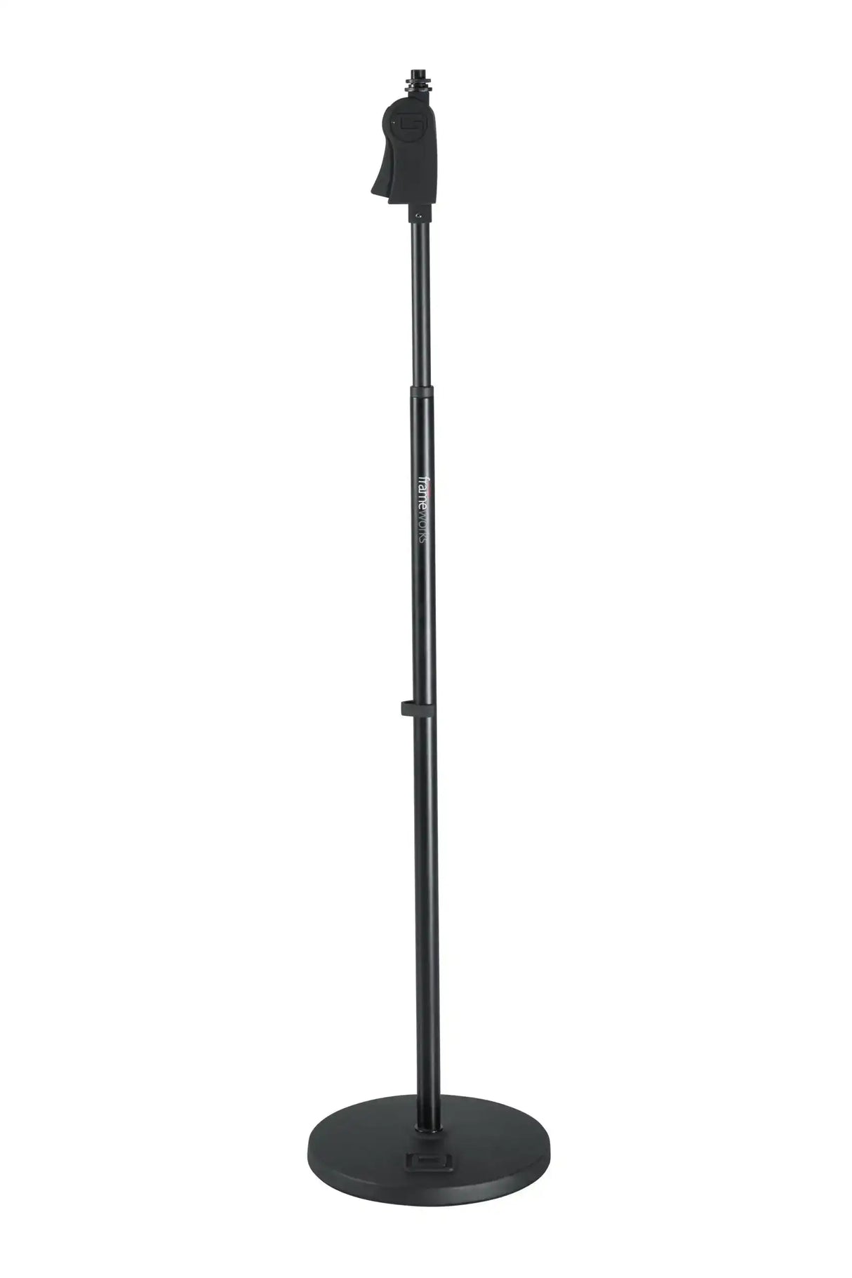 Gator GFW-MIC-1001 10" Round Base Microphone Stand with One-Handed Clutch Microphone Accessories Gator