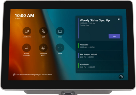 ViewSonic TeamJoin MRC1010-TN 10.1-inch Touch Console for Microsoft Teams Rooms Video Conferencing ViewSonic