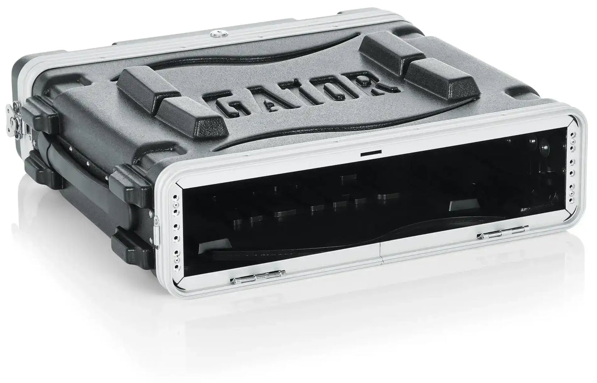 Gator GR-2L 2RU, 19" Deep Locking Rack Case with Front, Rear Rails AV Carts Gator