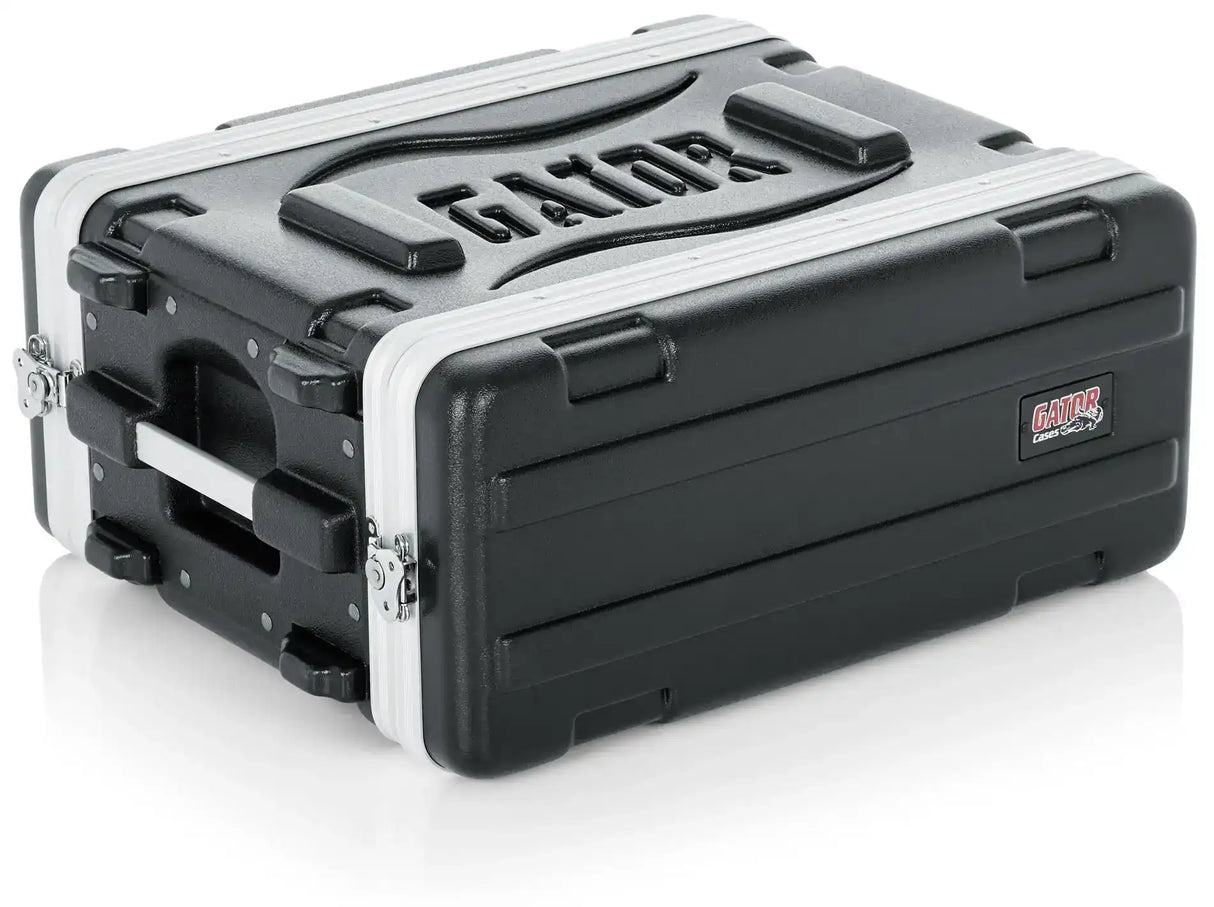 Gator GR-4S 4RU, 14.25" Deep Locking Rack Case with Front, Rear Rails AV Carts Gator
