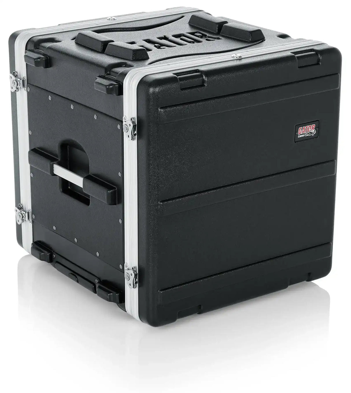 Gator GRR-10L 10RU, 19" Deep Locking Rack Case with Front, Rear Rails AV Carts Gator