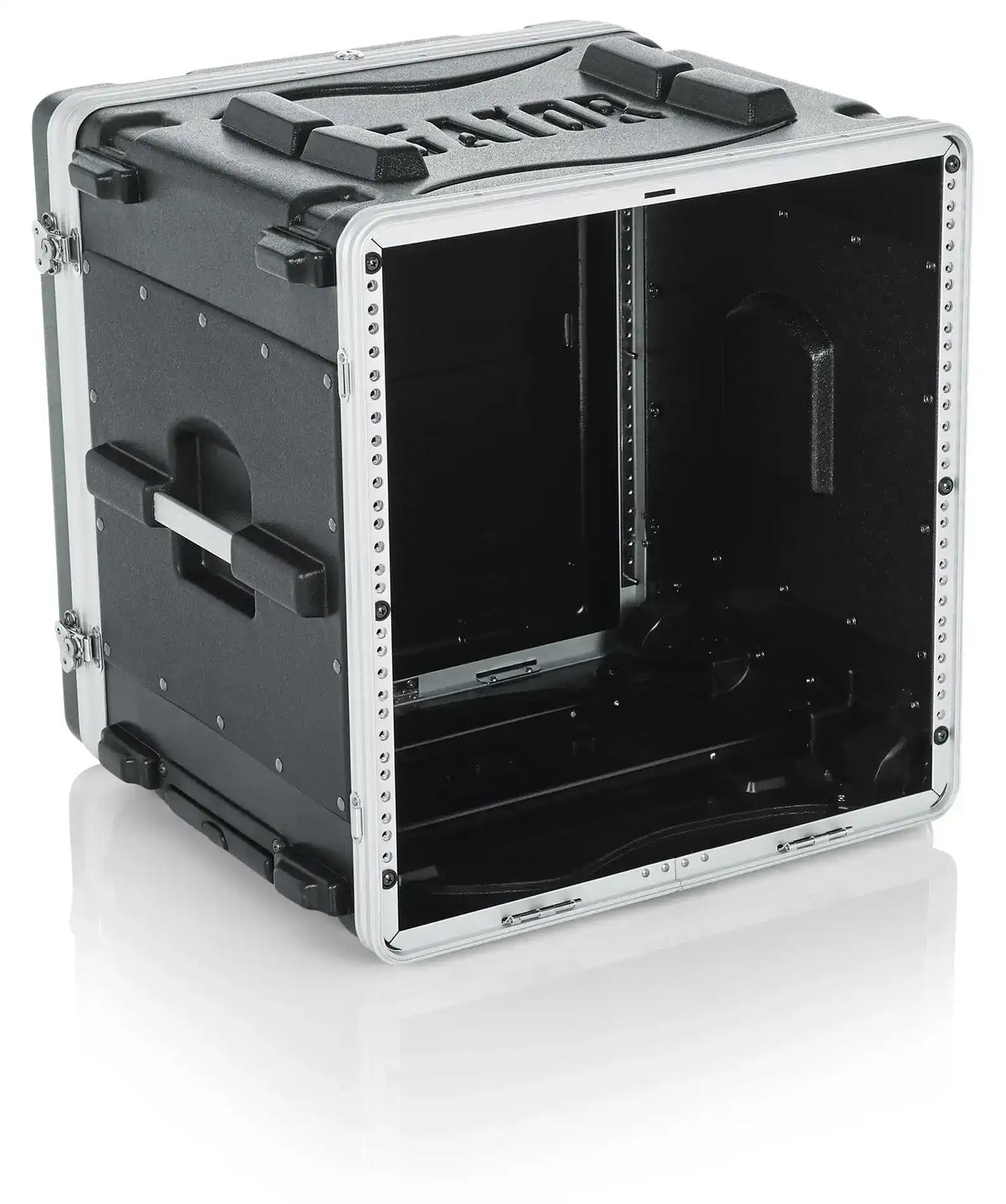 Gator GRR-10L 10RU, 19" Deep Locking Rack Case with Front, Rear Rails AV Carts Gator