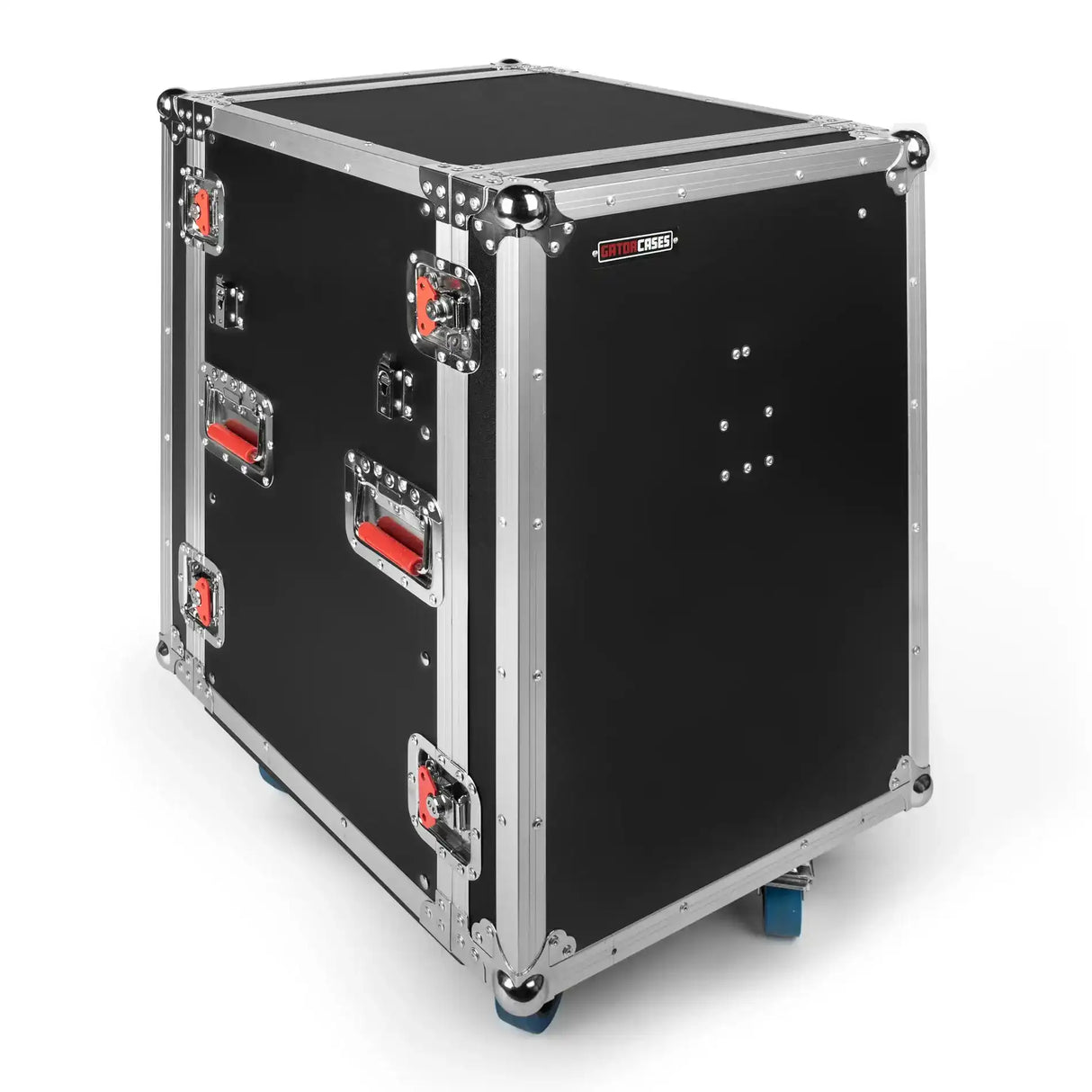 Gator GTOUR16U-TBL 16U Tour Style Rack Case w/Fold-Out Side Tables & Casters AV Carts Gator