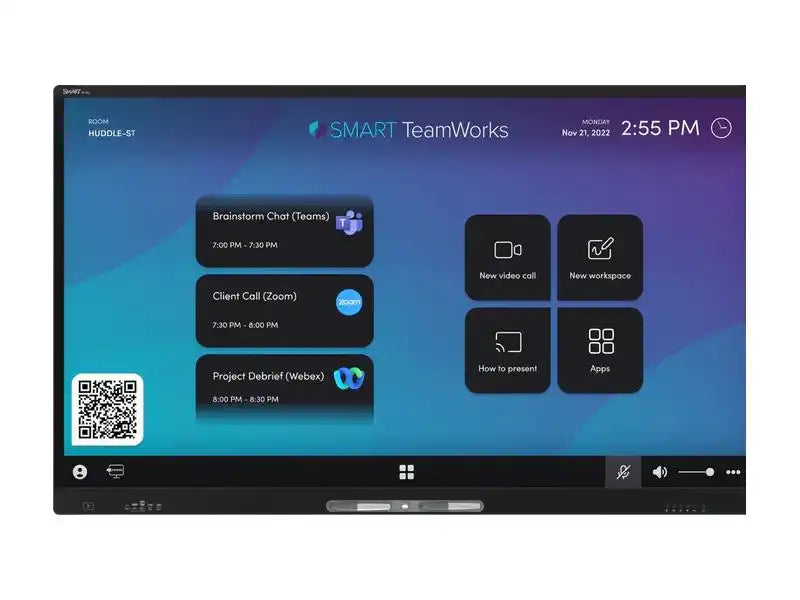 SMART Board M586-V5-P M Pro Series - 86" LED-backlit LCD display - 4K - for interactive communication - TAA Compliant Interactive Displays Smart Technologies