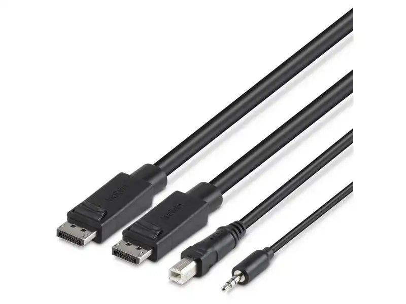Belkin TAA DUAL DP/USB/AUD SKVM CBL, DP M/M; US Networking Belkin
