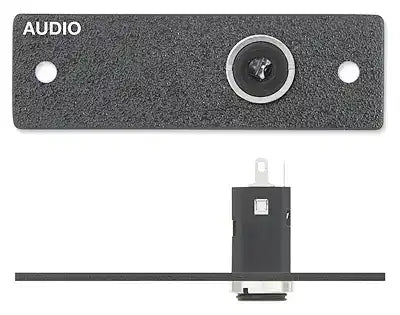 Extron IN9385 One 3.5 mm Stereo Mini Jack to Solder Tabs White with Silkscreen Video Conferencing Extron