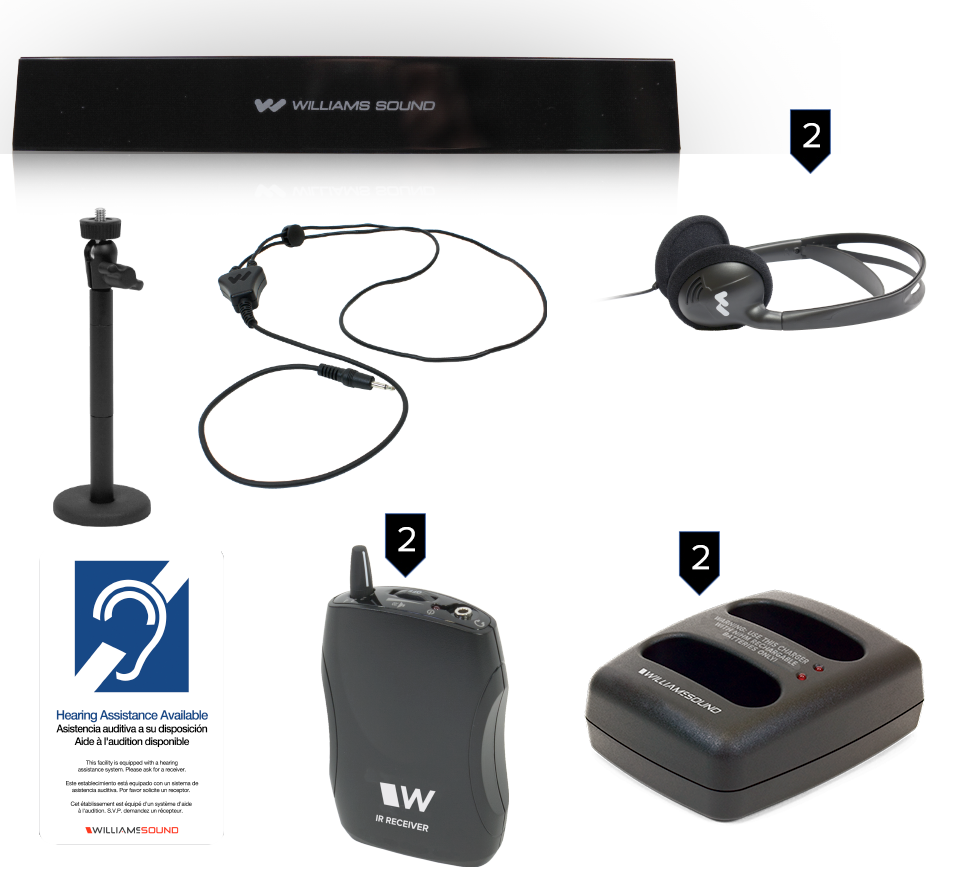 Williams AV IR T3-00 Medium-Area Infrared Transmitter PoE