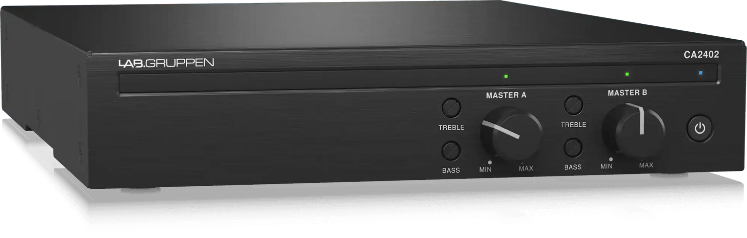 Lab Gruppen CA2402 2 x 240W Commercial Amplifier with Energy Star Certification Audio Amplifiers Lab Gruppen