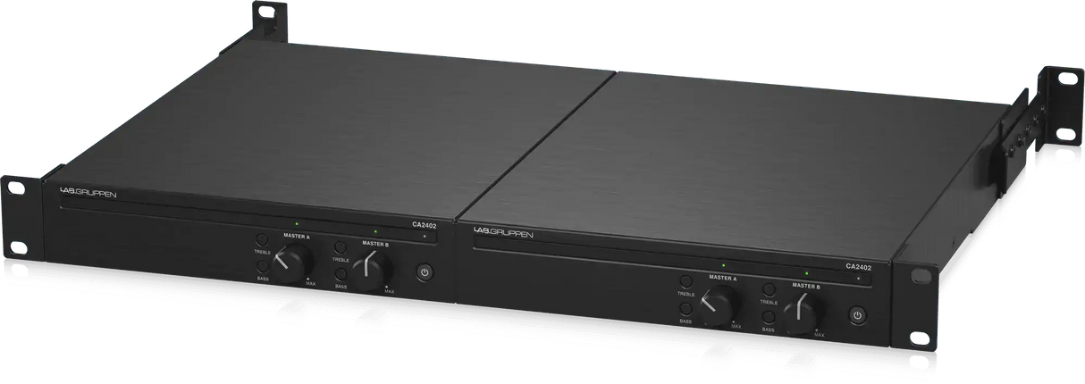 Lab Gruppen CA2402 2 x 240W Commercial Amplifier with Energy Star Certification Audio Amplifiers Lab Gruppen