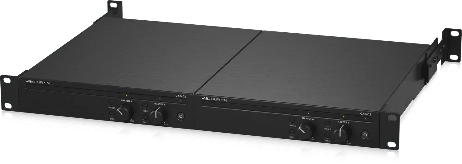 Lab Gruppen CA2402 2 x 240W Commercial Amplifier with Energy Star Certification Audio Amplifiers Lab Gruppen