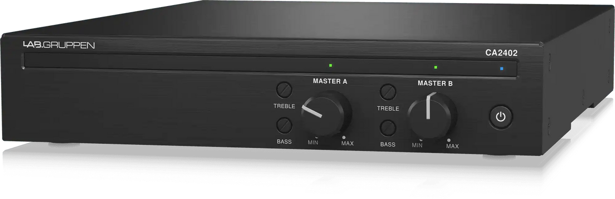 Lab Gruppen CA2402 2 x 240W Commercial Amplifier with Energy Star Certification Audio Amplifiers Lab Gruppen