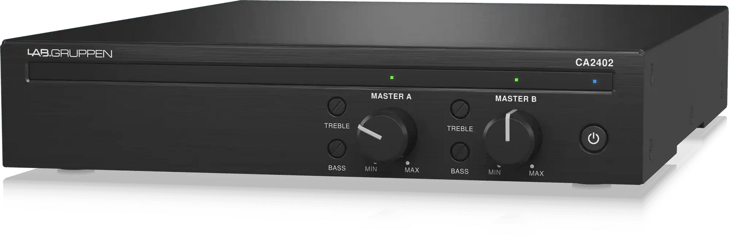 Lab Gruppen CA2402 2 x 240W Commercial Amplifier with Energy Star Certification Audio Amplifiers Lab Gruppen