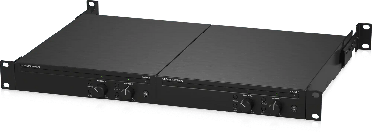 Lab Gruppen CA1202 2 x 120W Commercial Amplifier with Energy Star Certification Audio Amplifiers Lab Gruppen