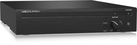 Lab Gruppen CA2401 240W Commercial Amplifier with Energy Star Certification Audio Amplifiers Lab Gruppen