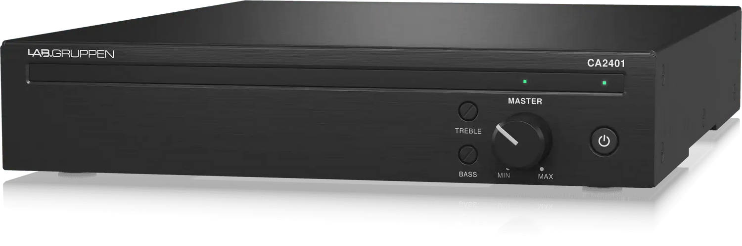 Lab Gruppen CA2401 240W Commercial Amplifier with Energy Star Certification Audio Amplifiers Lab Gruppen