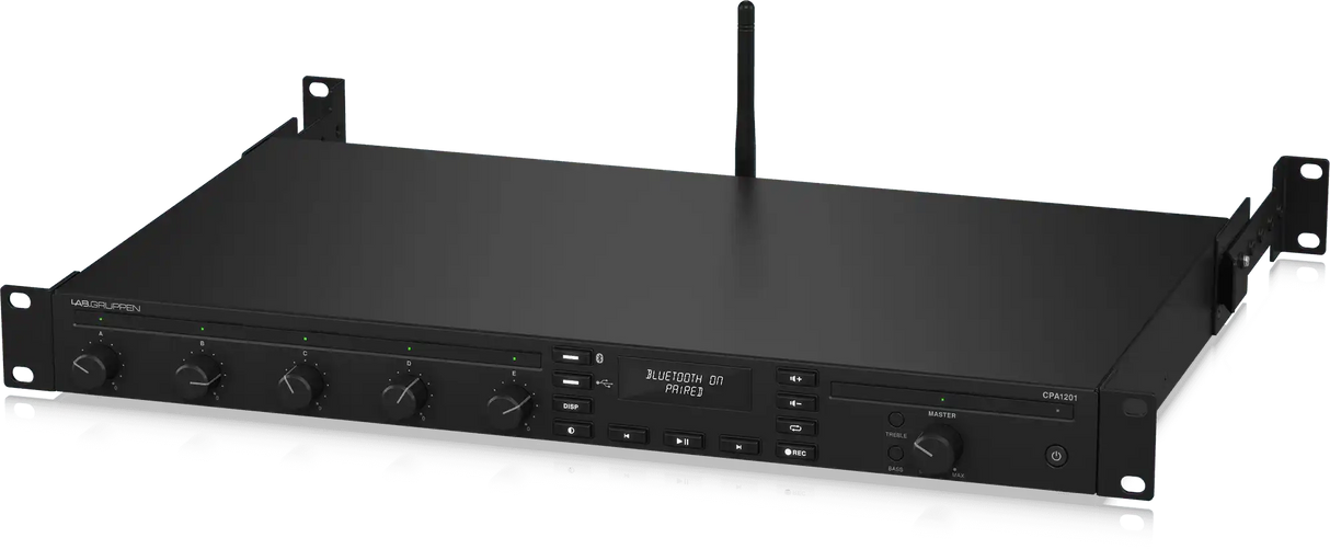 Lab Gruppen CPA1201 120W Commercial Mixer Amplifier with 5 Inputs, Bluetooth Audio Amplifiers Lab Gruppen